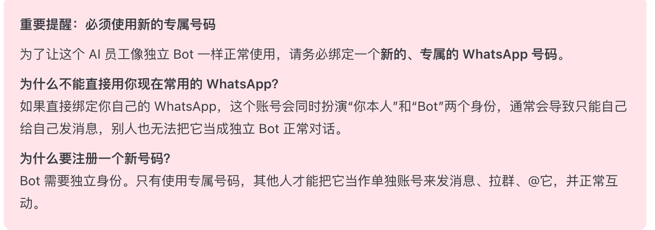 WhatsApp 连接概览